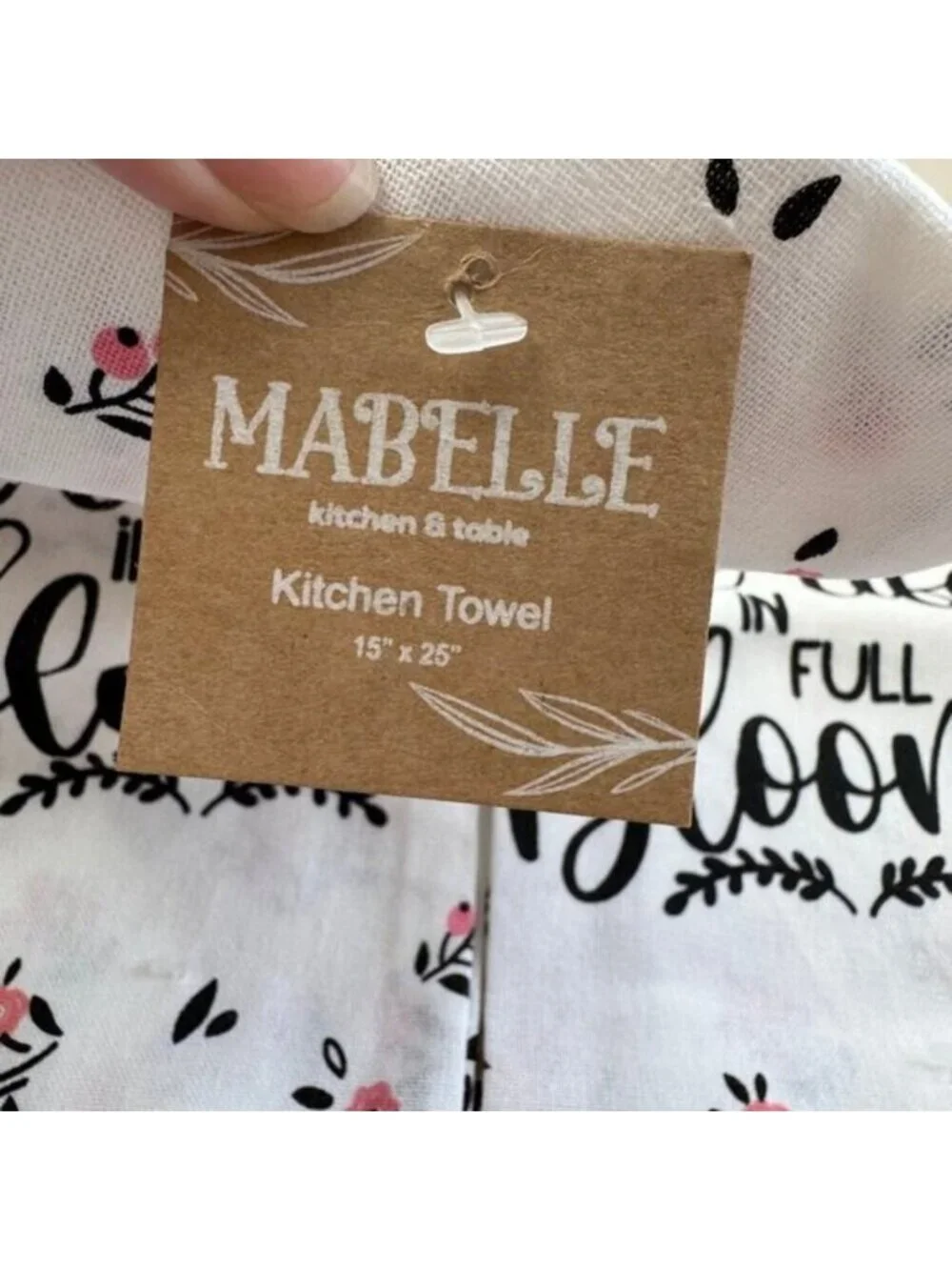 Set of 2 Kitchen Towel flower print